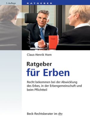 cover image of Ratgeber für Erben